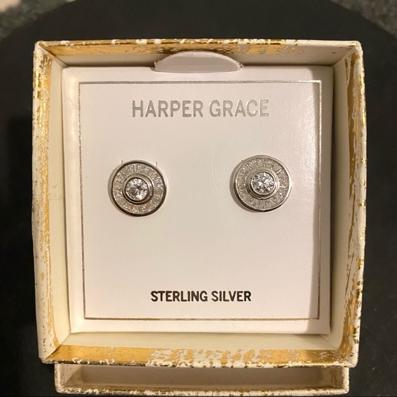 Halo Stud Earrings - Picture 5 of 7